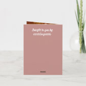 Jubiläum, Bronze und Töpferei Karte (Rückseite)