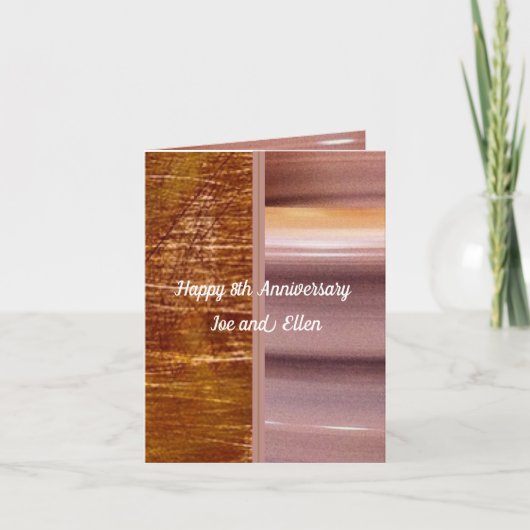 Jubiläum, Bronze und Töpferei Karte (Vorderseite)