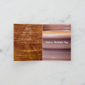 Jubiläum, Bronze und Töpferei Karte (Innenseite)