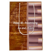 Jubiläum, Bronze und Töpferei Mittlere Geschenktüte (Rückseite)