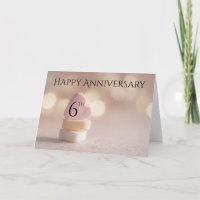 Jubiläum Candy Heart Card