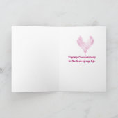 Jubiläum Cassette Tape Heart Karte (Innenseite)