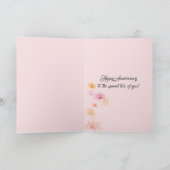 Jubiläum Champagne und Confetti Karte (Innenseite)