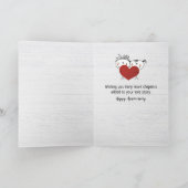 Jubiläum Compass GPS-Koordinaten Karte (Innenseite)