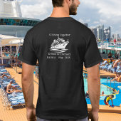 Jubiläum Cruise Black Personalize T - Shirt