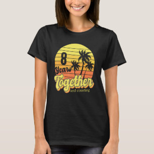 Jubiläum Cruise Couple Vacation Beach Palm T-Shirt