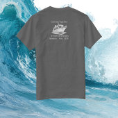 Jubiläum Cruise Ocean Blue Personalize T - Shirt