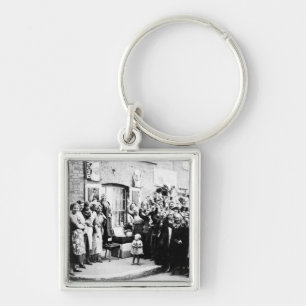 Jubiläum-Dekoration im östlichen Ende Schlüsselanhänger