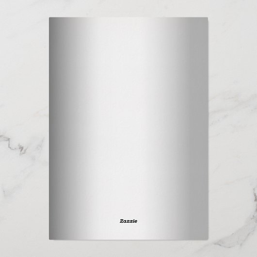 Jubiläum der 25. folieneinladung (Rückseite)