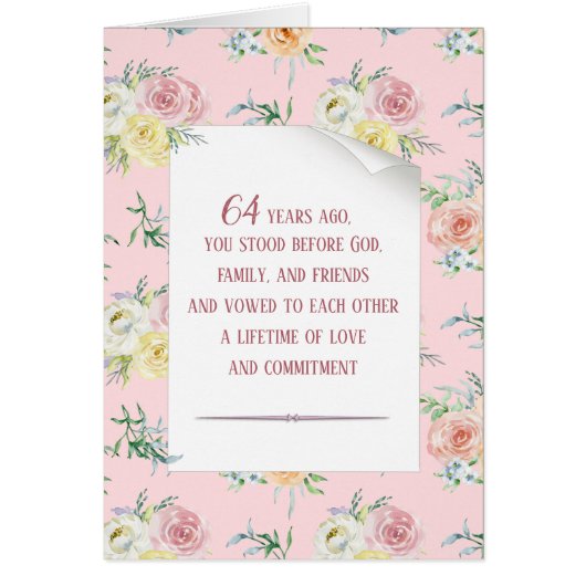 Jubiläum der 64. Rose (Vorne)