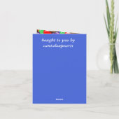 Jubiläum der 6. Hochzeit Karte (Rückseite)