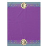 Jubiläum der 8. Hochzeit Bronze-Herz-Emblem Tischdecke (Vorderseite)