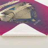 Jubiläum der 8. Hochzeit Bronze +Tourmaline Sherpadecke (3/4)