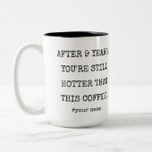 Jubiläum der 9. Potterie zum Jubiläum der Husband- Zweifarbige Tasse (Links)