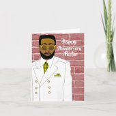 Jubiläum der afrikanischen amerikanischen Male Pas Karte (Vorderseite)