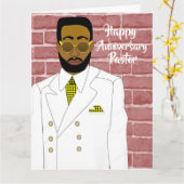 Jubiläum der afrikanischen amerikanischen Male Pas Karte (Gelbe Blume)