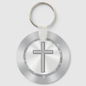Jubiläum der billigen Kirche favorisiert Cross 3 T Schlüsselanhänger (Rückseite)