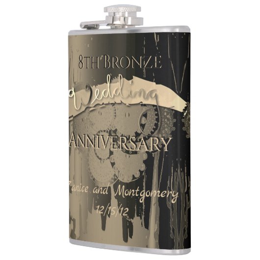  Jubiläum der Bronze Flachmann (Links)