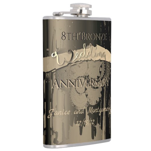  Jubiläum der Bronze Flachmann (Rechts)