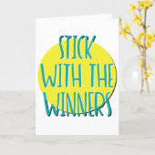 Jubiläum der Erholung der Gewinner Karte (Gelbe Blume)