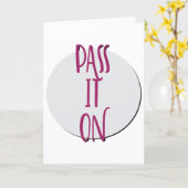 Jubiläum der Erholung Karte (Gelbe Blume)