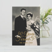 Jubiläum der Erneuerung in den JAHREN Einladung (Stehend Vorderseite)