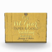 Jubiläum der Hochzeit Fotoblock (Vorderseite)