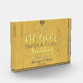 Jubiläum der Hochzeit Fotoblock (Links)