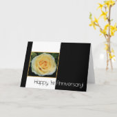 Jubiläum der Hochzeit - Gelbe Rose Karte (Gelbe Blume)