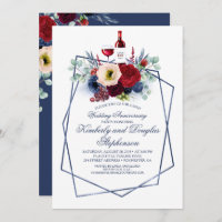 Jubiläum der Hochzeit in Burgund und der Marine