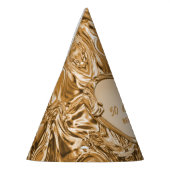 Jubiläum der Hochzeit von Gold Metal Heart Partyhütchen (Links)