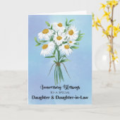 Jubiläum der Hochzeit von Tochter und Tochter Karte (Gelbe Blume)