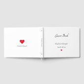 Jubiläum der Hochzeiten in Schwarz und Weiß Gästebuch (Voll)