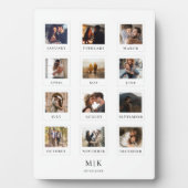 Jubiläum der Hochzeitsfeier für moderne Liebe Foto Fotoplatte (Vorderseite)