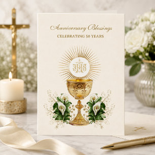 Jubiläum der katholischen Priesterbesatzung Karte