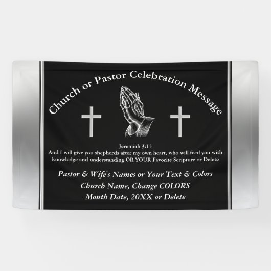 Jubiläum der Kirche oder Pfarrer Jubiläumsbanner Banner (Horizontal)