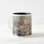 Jubiläum der Königin von England Zweifarbige Tasse (Vorderseite Links)