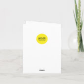 Jubiläum der Liebe "Eleganto Blooming Peony Blume" Karte (Rückseite)