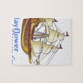 Jubiläum der Mayflower Descendant Segelschiff Puzzle (Horizontal)