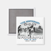 Jubiläum der Normandie zum 70. Magnet (Vorderseite/Rückseite)