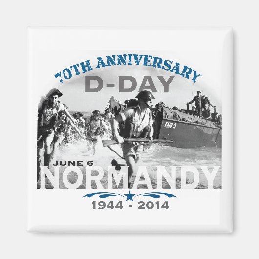 Jubiläum der Normandie zum 70. Magnet (Vorne)