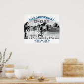 Jubiläum der Normandie zum 70. Poster (Küche)