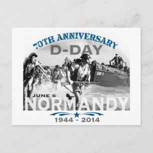 Jubiläum der Normandie zum 70. Postkarte