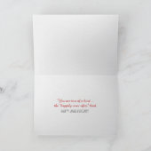 Jubiläum der reifen Tomaten für das Paar Karte (Innenseite)