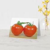 Jubiläum der reifen Tomaten für das Paar Karte (Gelbe Blume)