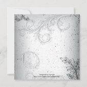 Jubiläum der Silberschwalbe Einladung (Rückseite)