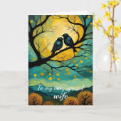 Jubiläum der Sonderaktion "Vintage Vogelkugel" Ehe Karte (Gelbe Blume)