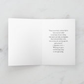 Jubiläum der Taufe mit dem Taubenkreuz Karte (Innenseite)