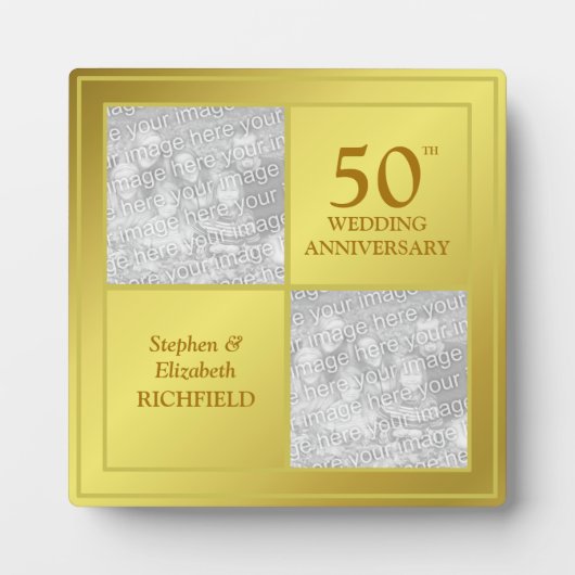 Jubiläum der Vergangenheit und Gegenwart des Fotos Fotoplatte (Vorderseite)