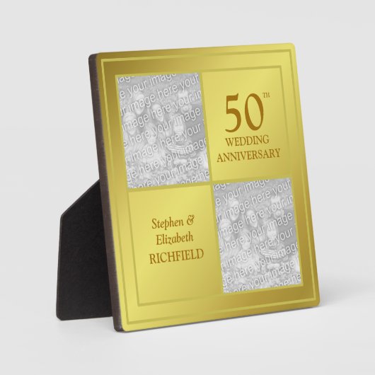 Jubiläum der Vergangenheit und Gegenwart des Fotos Fotoplatte (Vorderseite)